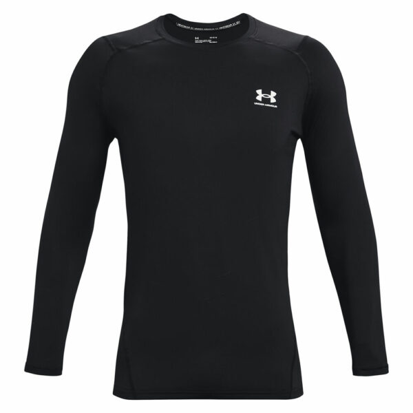 Under Armour Heatgear Fitted Longsleeve Herren - Schwarz, Größe XL