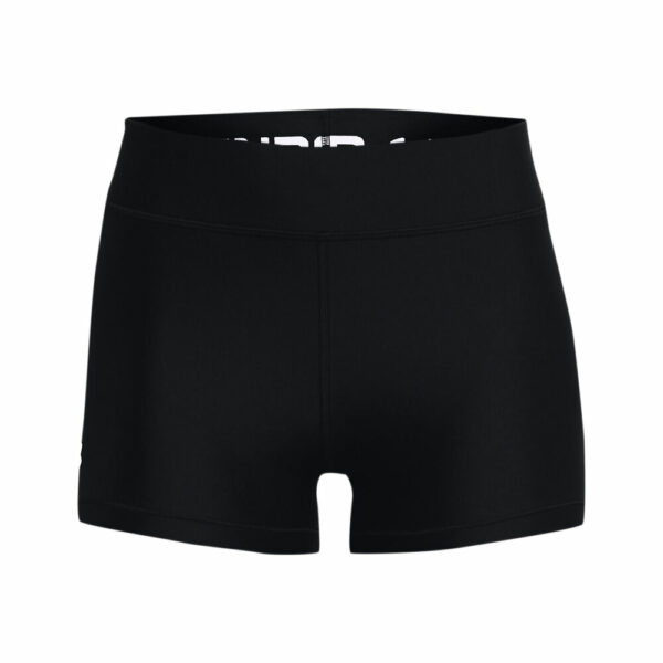 Under Armour Heatgear Mid Rise Ballshort Damen - Schwarz, Weiß, Größe XL