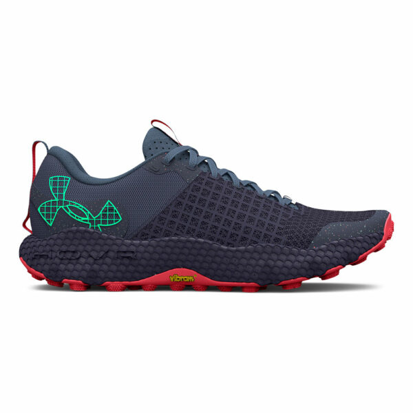 Under Armour HOVR DS Ridge Trailschuh - Grau, Rot, Größe 40.5