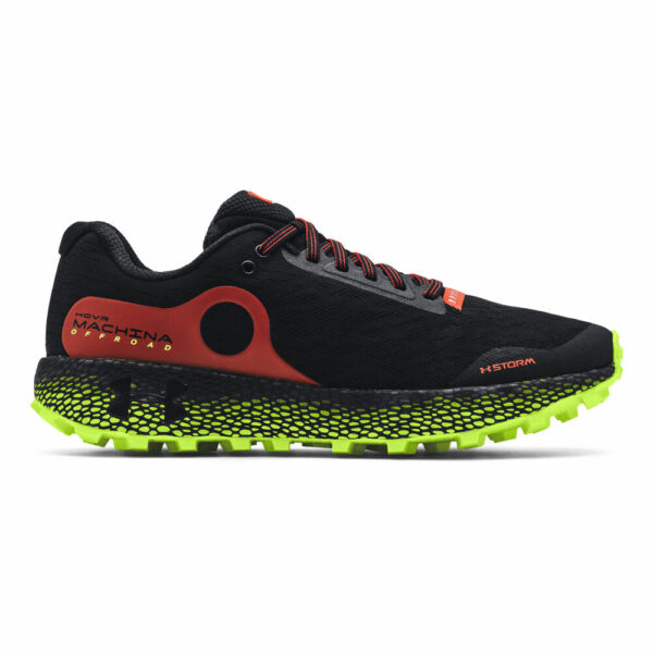 Under Armour HOVR Machina Off Road Trailschuh Herren - Schwarz, Pink, Größe 42