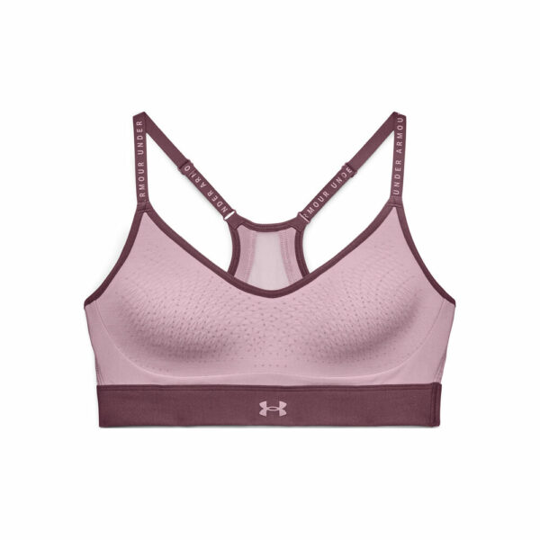 Under Armour Infinity Low Sport-BH Damen - Flieder, Dunkelrot, Größe S