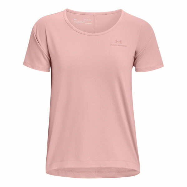 Under Armour Rush Energy Core T-Shirt Damen - Rosa, Größe S