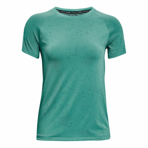 Under Armour Seamless T-Shirt Damen - Grün, Größe XL