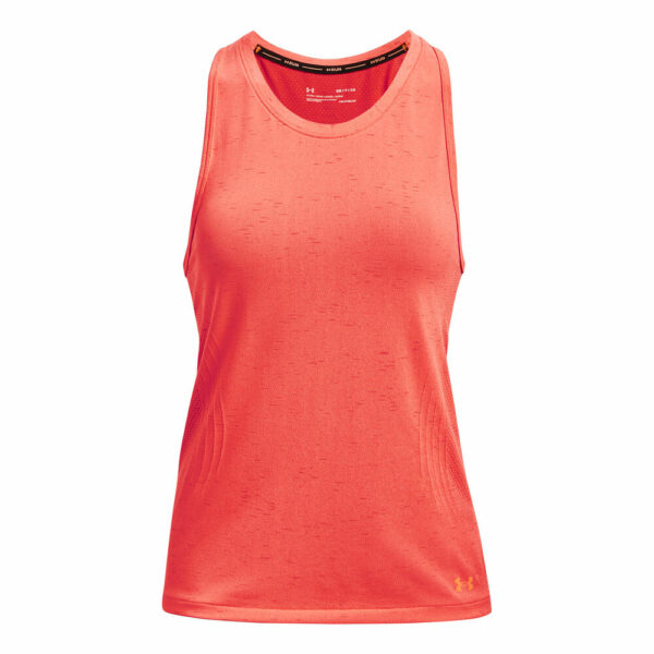 Under Armour Seamless Tank-Top Damen - Orange, Größe M