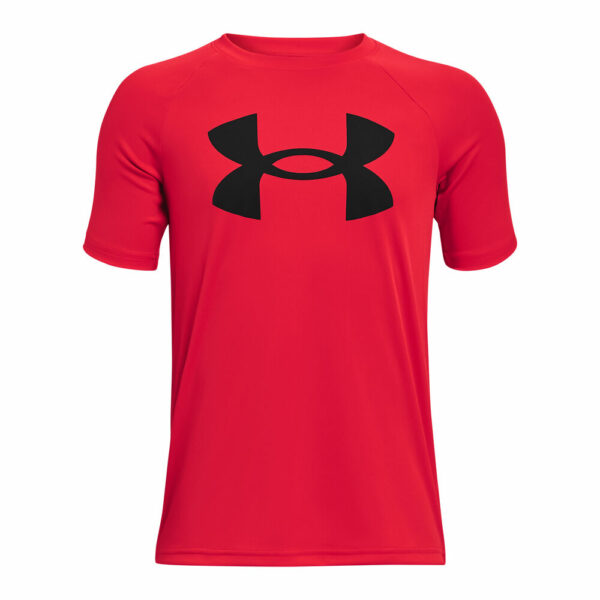 Under Armour Tech Big Logo T-Shirt Jungen - Rot, Schwarz, Größe S