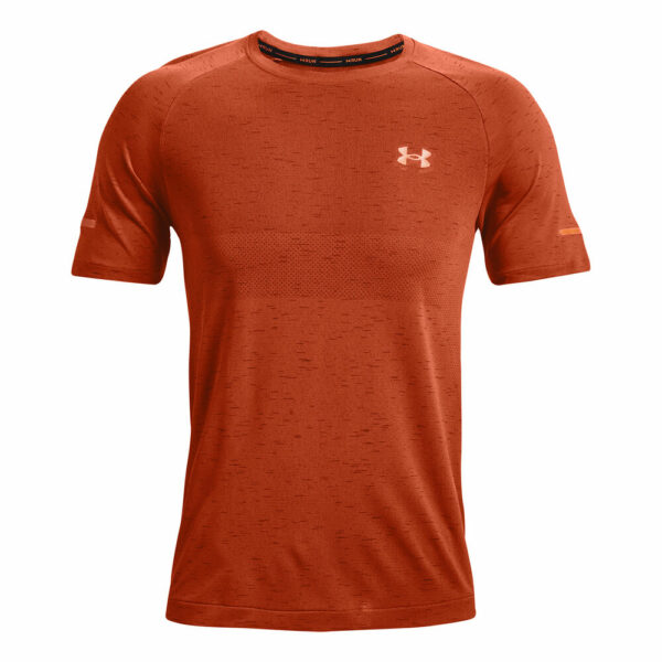 Under Armour Vanish Seamless T-Shirt Herren - Orange, Größe S