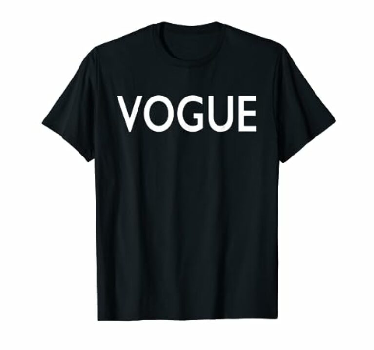 Vogue T-Shirt Schwarz