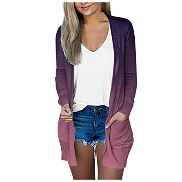 Western Damen,Sweatmantel Kunstfell Mantel Steppmantel Agu Regenjacke Wasserdichte Regenjacke Fliegerjacke Leder Mintlimit Bolero Streifen Blazer Blazer Wolf Grey Vintage(Hell Violett-5, S)