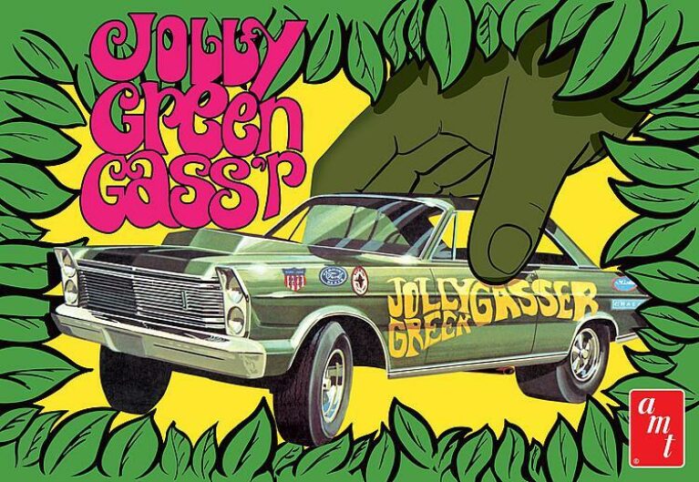 1965er Ford Galaxie Jolly Green Gasser