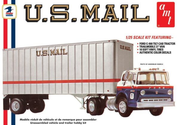 Ford C600 US Mail Truck w/USPS Trailer