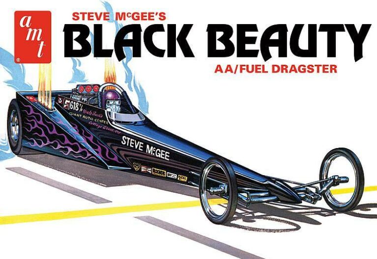 Steve McGee Black Beauty Wedge Dragster