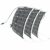 300W Flexibles Solarpanel （3 * 100w） 24V/12V Solarpanel Monokristallines Silizium Solarzelle Photovoltaik Solarladegerät eignet sich für Wohnmobilyachten Campingzelte und andere unebene Oberflächen