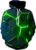 ALISISTER Unisex Hoodie Herren Damen 3D Druck Kapuzenpullover Langarm Hooded Pullover Sweatshirts mit Fleece-Innenseite S-XXL