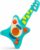Battat BT4679Z Kindergitarre E, Instrument mit Liedern, Akustikgitarre und Elektrische Gitarre – Spielzeug für Kinder ab 2 Jahre, Blau