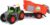 Dickie Toys – Fendt Traktor mit Anhänger (26 cm) – Traktor-Spielzeug für Kinder ab 3 Jahren mit Freilauf-Mechanik, Licht, Sound und weiteren Funktionen, inkl. Heuballen zum Spielen