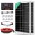 ECO-WORTHY Monokristallines Solarpanel Solarzelle kit 240 W enthält 12 V Solarmodul + 30 A Solarladeregler + 5m Solarkabel + Z-Befestigungsklammern für Wohnmobil,Wohnwagen,Haushalt und Off-Grid-System