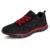 Get Fit Herren Leicht Fitness Sportlich Komfort Gepolstert Turnschuhe – Schwarz/Rot – EU44/UK10 – BS0430