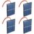 GTIWUNG 4 Stück 1.5V 0.65W 60X80mm Mikro-Mini-Solar-Panel-Zellen Sonnenkollektor für Sonnenenergie, Heimwerken, DIY, Wissenschaft Projekte – Spielzeug – Akku-Ladegerät