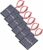 GTIWUNG 6 Stück 3V 0.3W 65X48mm Mikro-Mini-Solar-Panel-Zellen Sonnenkollektor für Sonnenenergie, Heimwerken, DIY, Wissenschaft Projekte – Spielzeug – Akku-Ladegerät