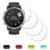 iDaPro Displayschutz Schutzfolie für Garmin fenix 6S / 6S Pro / 6S Sapphire watch + 4-teiliger Ladeanschlussschutz, 9H Härte Gehärtetes Glas Displayschutzfolie Einfache Installation [4 Stück]