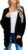 La vogue Damen Strickjacke Oversize Fledermaus Cardigan Casual Strickmantel