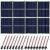 Mini Solarpanel 1.5V 0.65W 60X80mm 8Stk Mikro-Solar-Panel-Zellen Sonnenkollektor für Sonnenenergie, Heimwerken, DIY, Wissenschaft Projekte – Spielzeug – Akku-Ladegerät