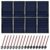 Mini Solarpanel 8 Stück 3V 0.3W 65X48mm Mikro-Solar-Panel-Zellen Sonnenkollektor für Sonnenenergie, Heimwerken, DIY, Wissenschaft Projekte – Spielzeug – Akku-Ladegerät (8 Stück 3V 0.3W 65X48mm)