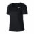 Nike City Sleek T-Shirt Damen – Schwarz, Silber, Größe L