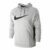 Nike Dri-Fit Hoody Herren – Hellgrau, Schwarz, Größe L