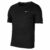 Nike Dri-Fit Miler T-Shirt Herren – Schwarz, Silber, Größe XXL
