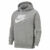 Nike Sportswear Club Fleece Hoody Herren – Hellgrau, Weiß, Größe L