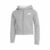 Nike Sportswear Club Fleece Sweatjacke Mädchen – Grau, Weiß, Größe S