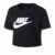 Nike Sportswear Essential Crop T-Shirt Damen – Schwarz, Weiß, Größe XS