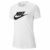 Nike Sportswear Essential T-Shirt Damen – Weiß, Schwarz, Größe XS