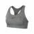 Nike Swoosh Padded Sport-BH Damen – Grau, Schwarz, Größe S