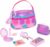 Play Circle Handtasche – Prinzessinnen Tasche für Kinder – 8-teilige Spielzeugtasche mit Spielzeug Schminke, Geldbörse, Handy, Handy, Schlüssel und mehr für Kinder ab 3 Jahren