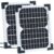revolt Mini-Solaranlagen: 2er-Set mobile Solarpanele mit monokristalliner Solarzelle 5 W (Solarmodul)