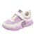 Rubu22a Turnschuhe Jungen, Turnschuhe Mädchen, Slip Stop Laufschuhe, Barfussschuhe Kinder, Komfort Luftige Baby Schuhe, Buntes Tennisschuhe Kinder mit Klettverschluss