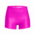 Under Armour Heatgear Mid Rise Ballshort Damen – Pink, Weiß, Größe L