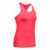 Under Armour Heatgear Racer Tank-Top Damen – Koralle, Silber, Größe L