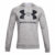 Under Armour Rival Big Logo Hoody Herren – Grau, Schwarz, Größe M