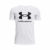 Under Armour Sportstyle Logo T-Shirt Jungen – Weiß, Schwarz, Größe 116